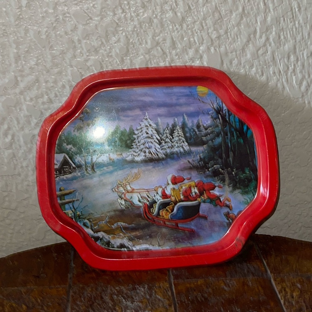 Vintage Santa Tray - Picture 4 of 11